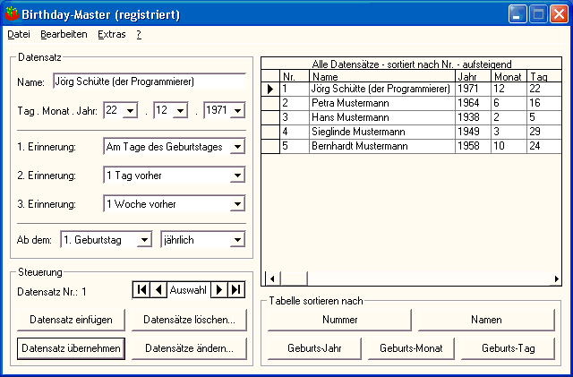 Klicken Sie bitte auf den Teil des Fensters, den Sie erklärt haben möchten ...